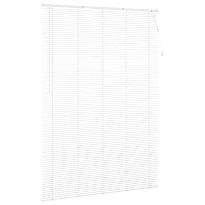 Venetian Blind White 213 x 150 cm 25 mm PVC