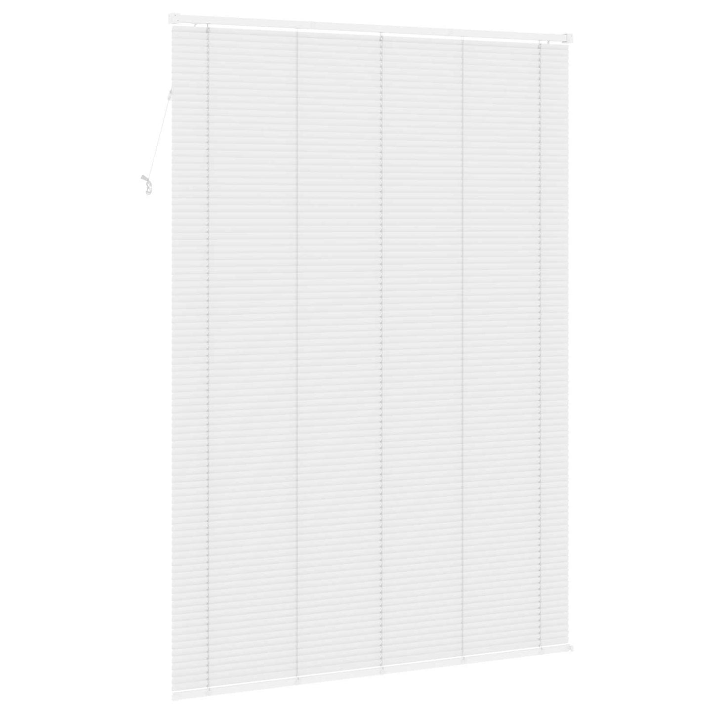 Venetian Blind Manual Adjustable White 213 x 150 cm PVC