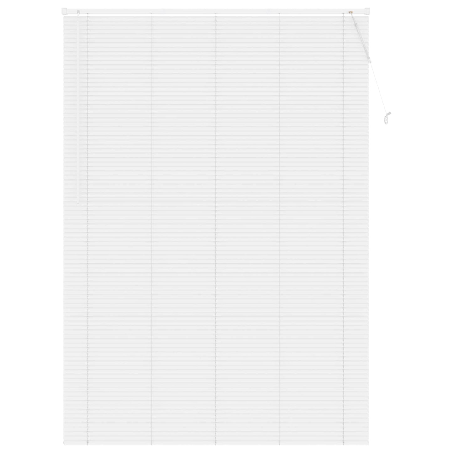 Venetian Blind Manual Adjustable White 213 x 150 cm PVC