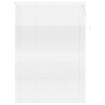 Venetian Blind Manual Adjustable White 213 x 150 cm PVC