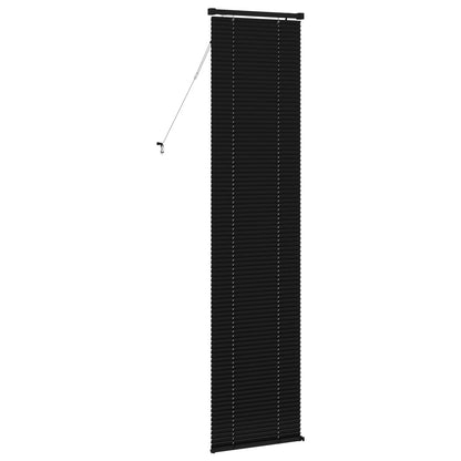 Venetian Blind Black 213 x 60 cm 25 mm PVC