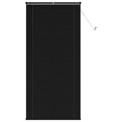 Venetian Blind Black 213 x 90 cm 25 mm PVC