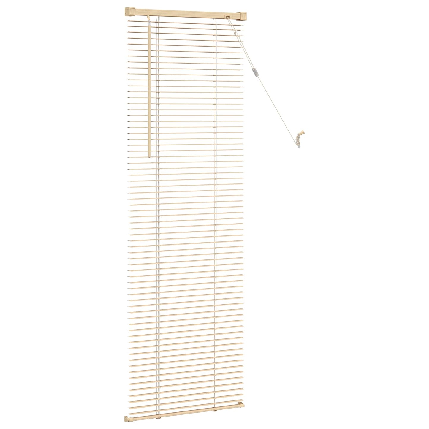 Venetian Blind Light Brown with Pattern 150 x 60 cm PVC
