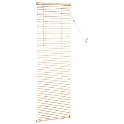 Venetian Blind Light Brown with Pattern 150 x 60 cm PVC