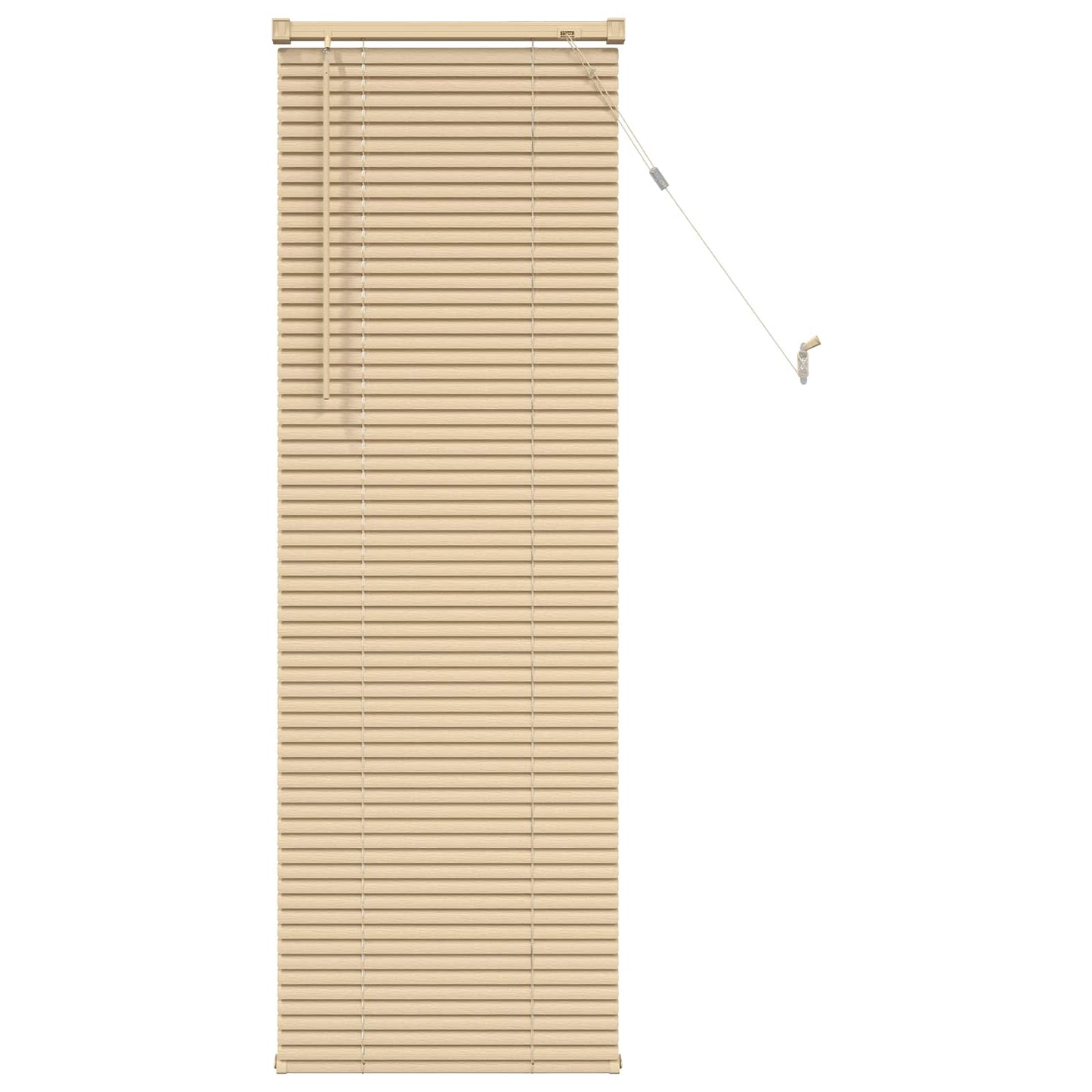 Venetian Blind Light Brown with Pattern 150 x 60 cm PVC