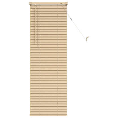 Venetian Blind Light Brown with Pattern 150 x 60 cm PVC