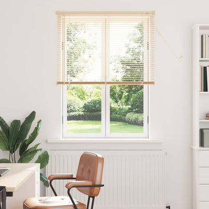 Venetian Blind Light Brown with Pattern 150 x 70 cm PVC
