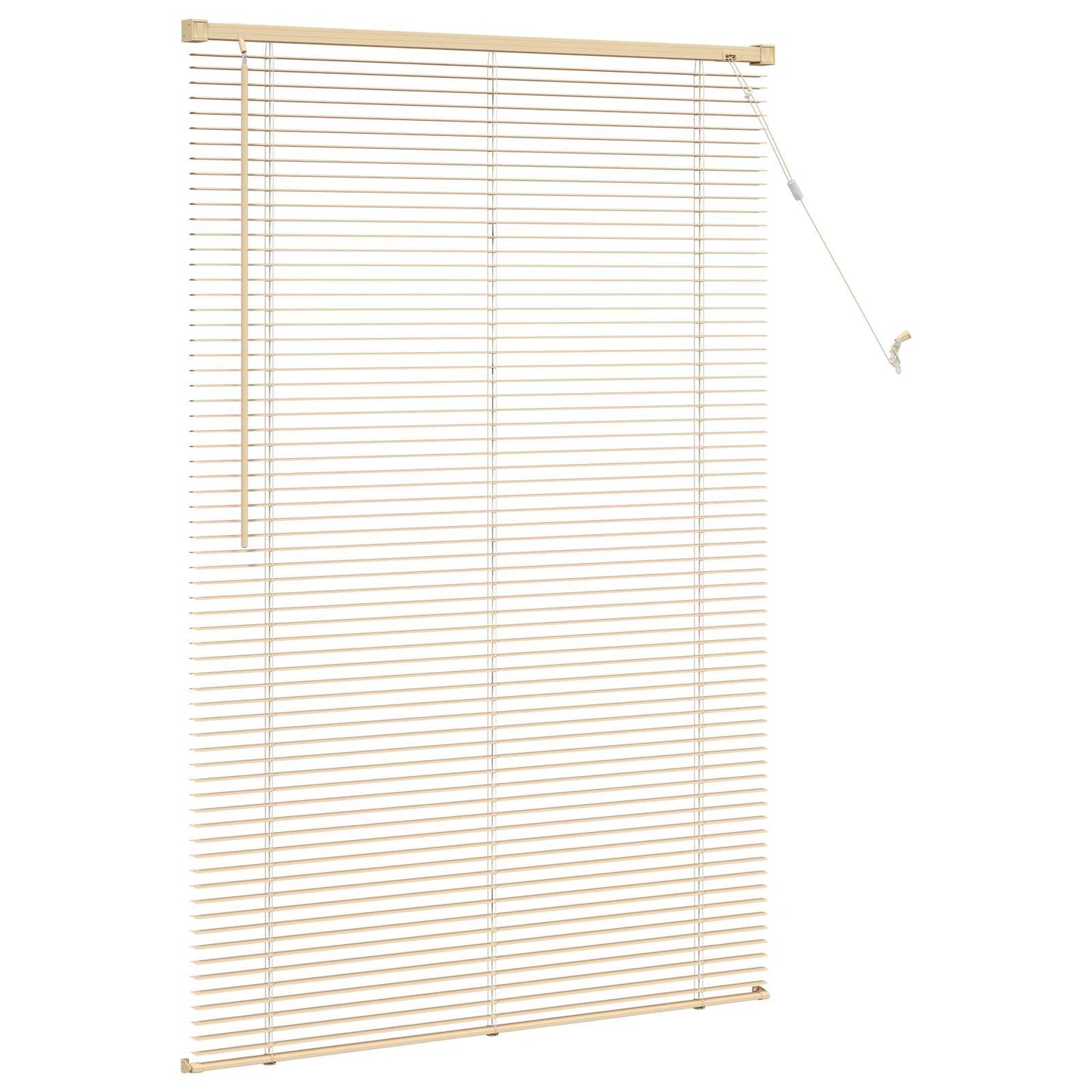 Venetian Blind Light Brown with Pattern 150 x 70 cm PVC