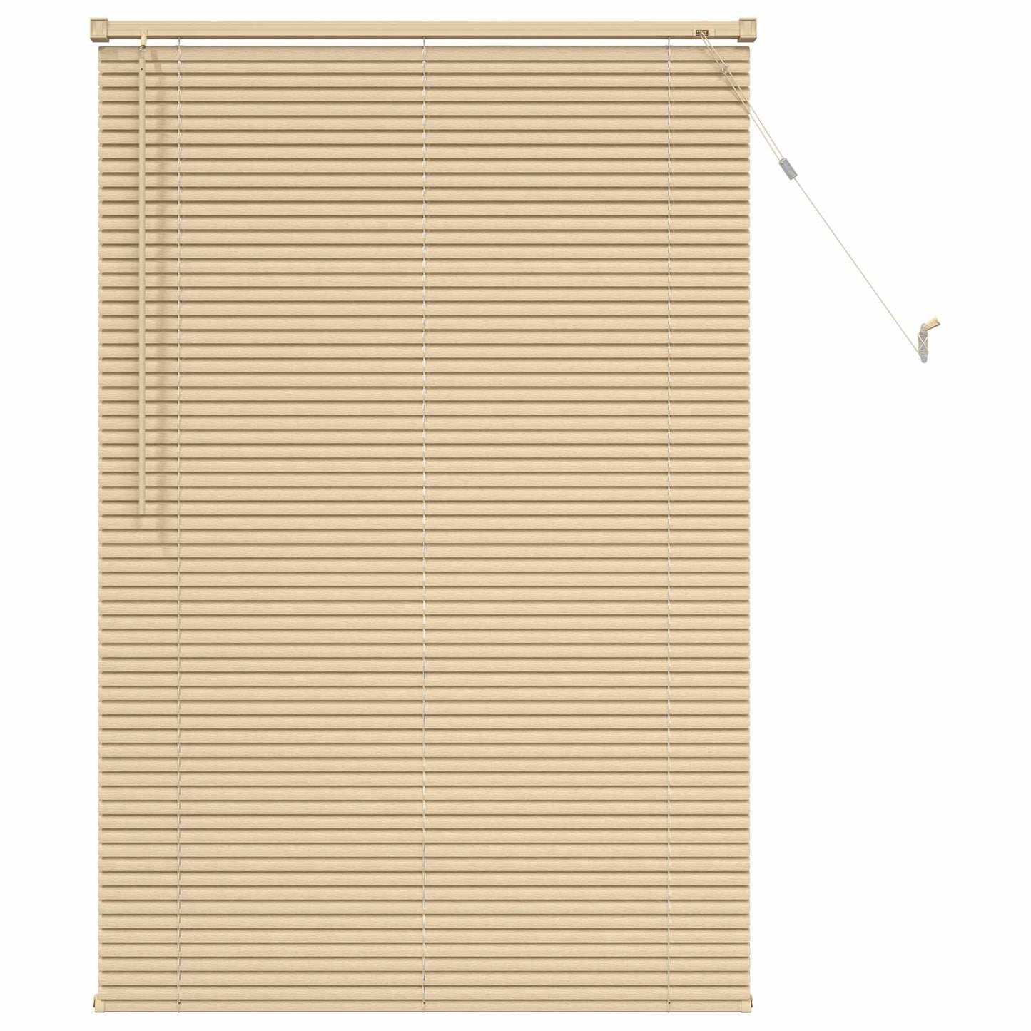 Venetian Blind Light Brown with Pattern 150 x 70 cm PVC