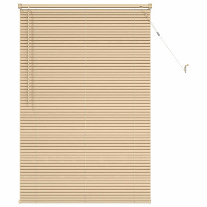 Venetian Blind Light Brown with Pattern 150 x 70 cm PVC