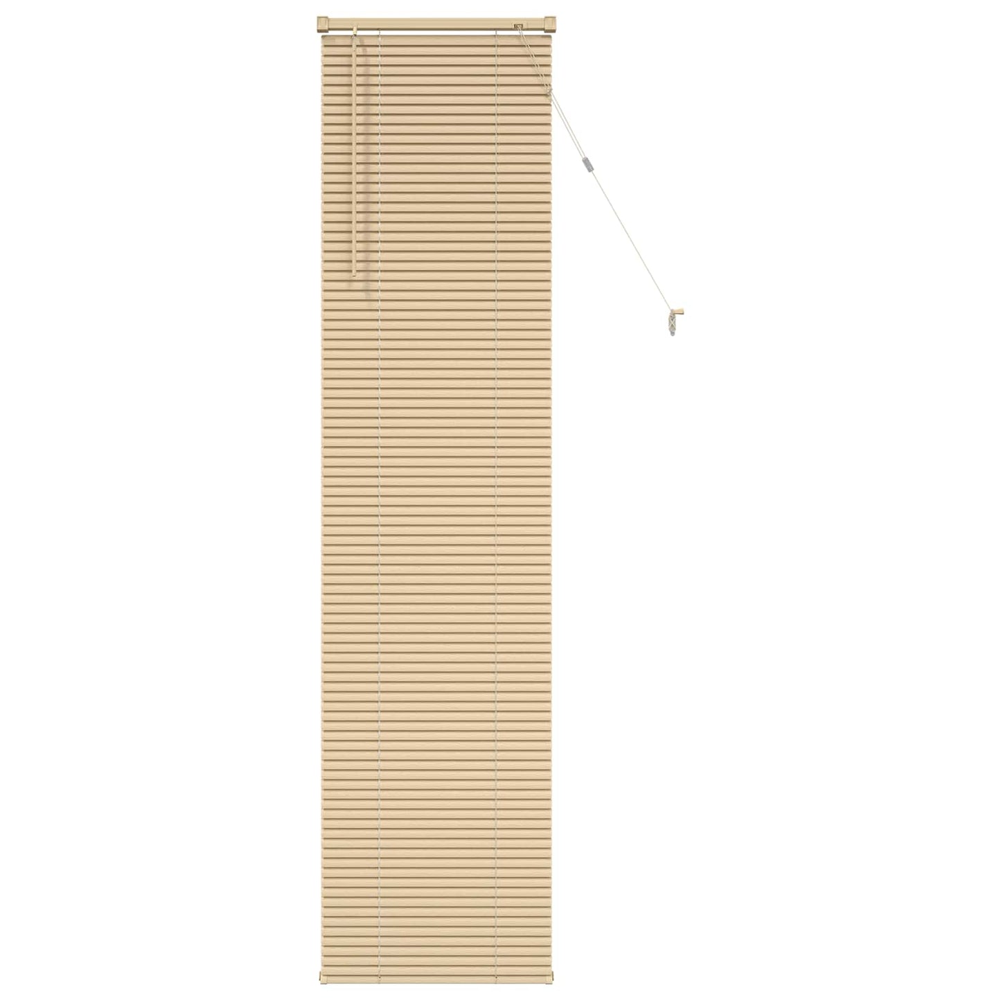Venetian Blind Light Brown with Pattern 213 x 40 cm PVC