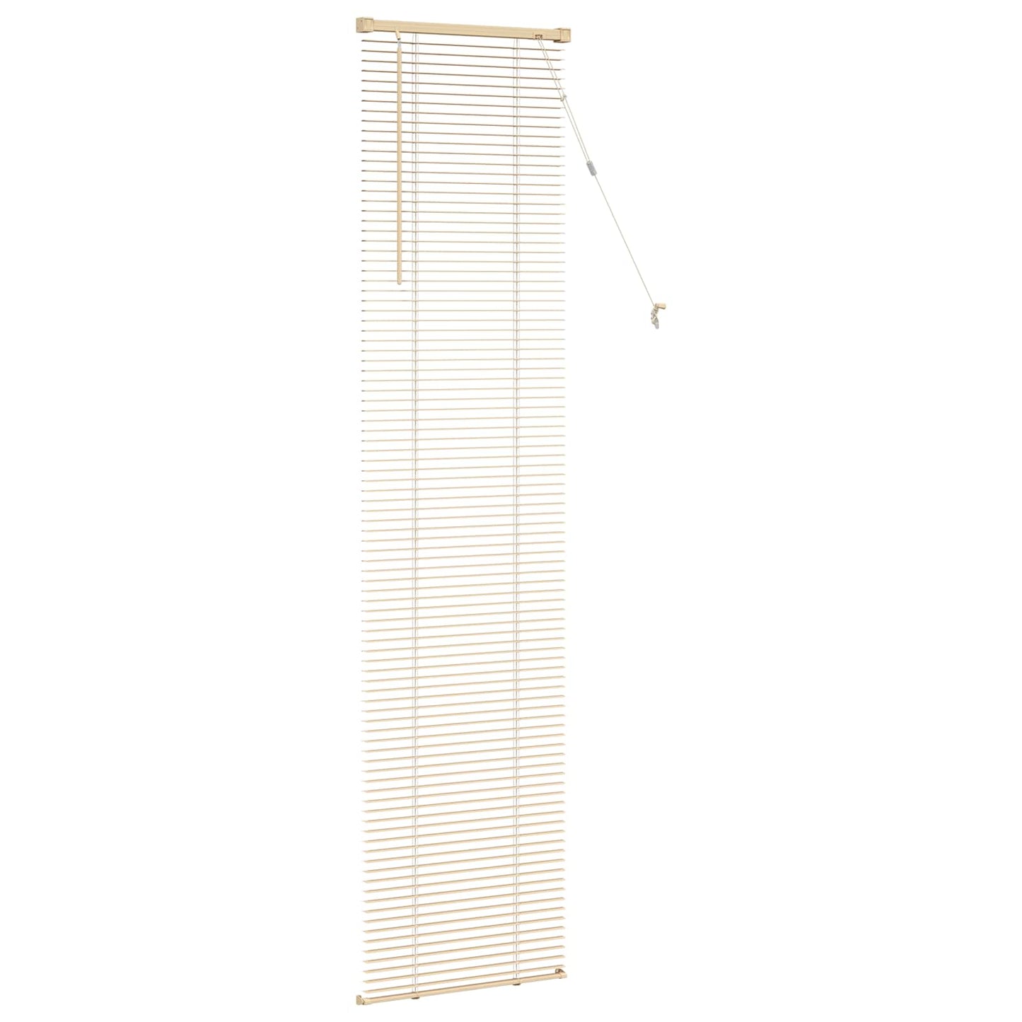 Venetian Blind Light Brown with Pattern 213 x 60 cm PVC
