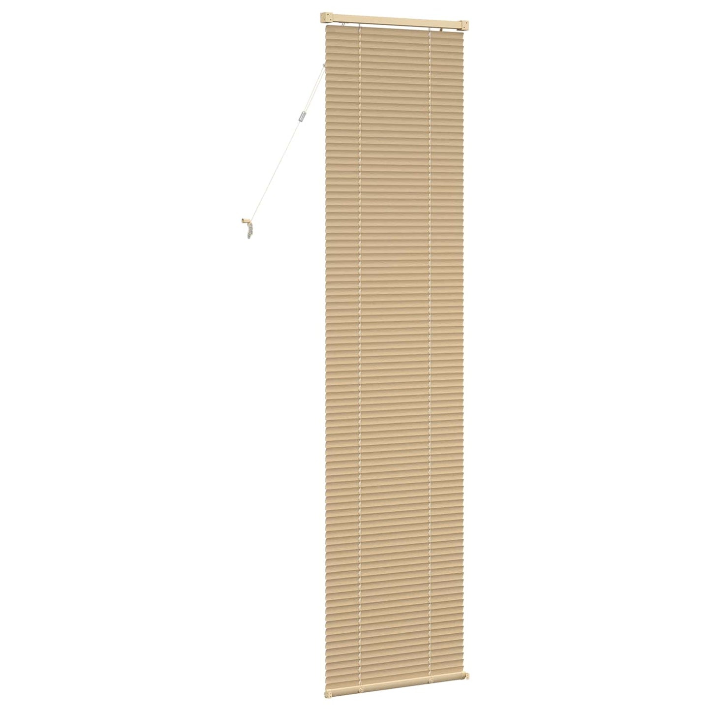 Venetian Blind Light Brown with Pattern 213 x 60 cm PVC
