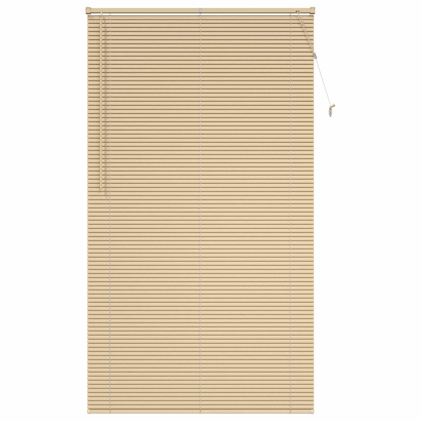 Venetian Blind Light Brown with Pattern 213 x 110 cm 25 mm PVC