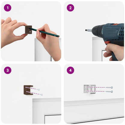 Venetian Blind Manual Dark Brown with Pattern 150 x 140 cm PVC