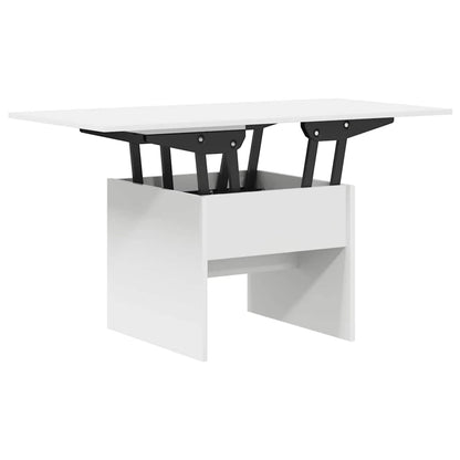 Coffee Table White 55 x 54.5 x 45 cm Engineered wood