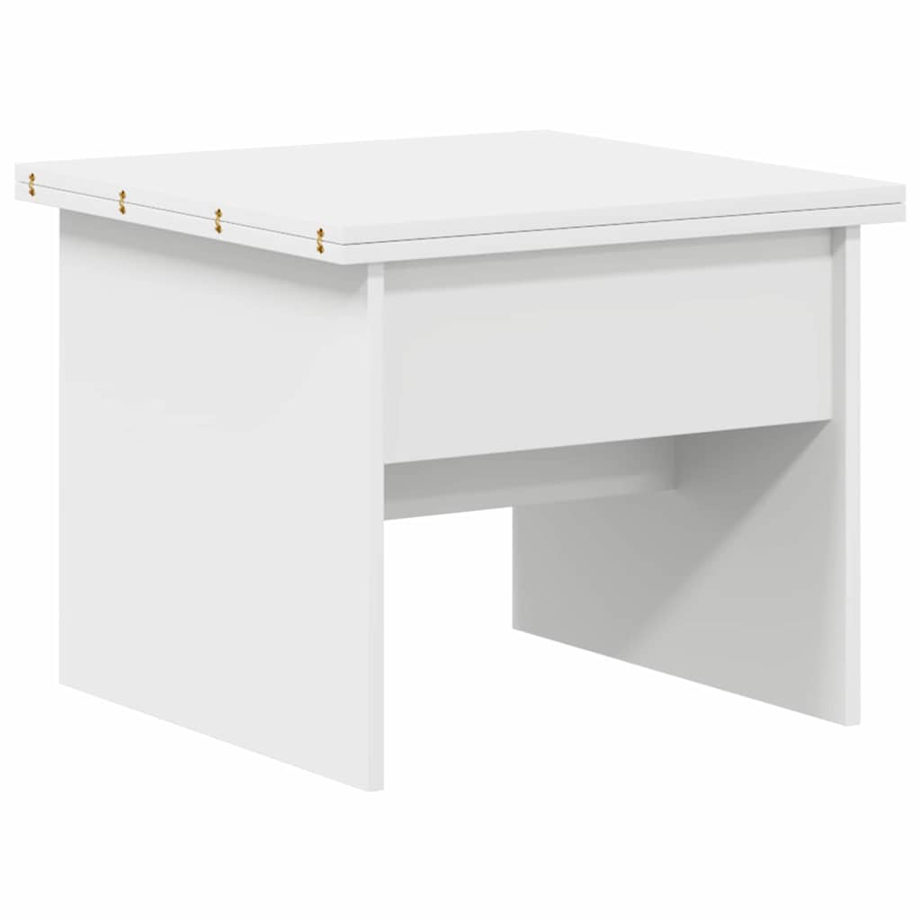 Coffee Table White 55 x 54.5 x 45 cm Engineered wood