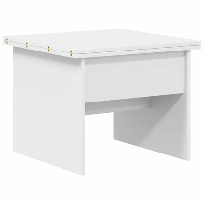 Coffee Table White 55 x 54.5 x 45 cm Engineered wood