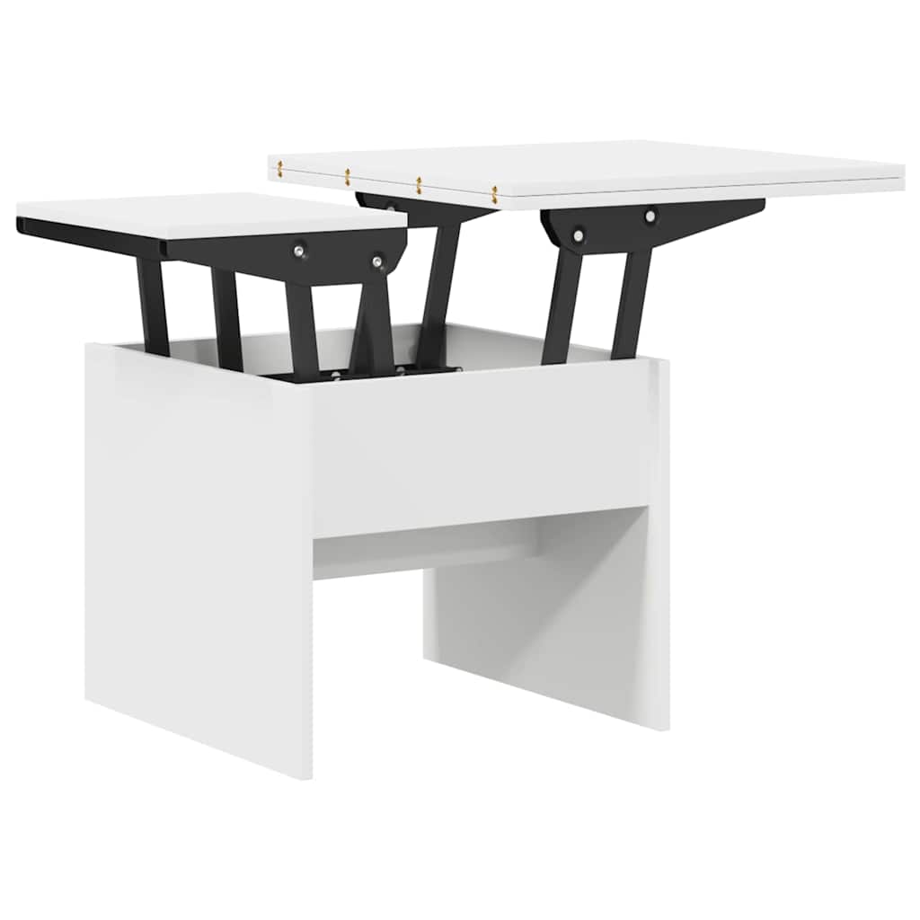 Coffee Table White 55 x 54.5 x 45 cm Engineered wood