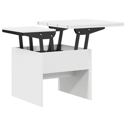 Coffee Table White 55 x 54.5 x 45 cm Engineered wood