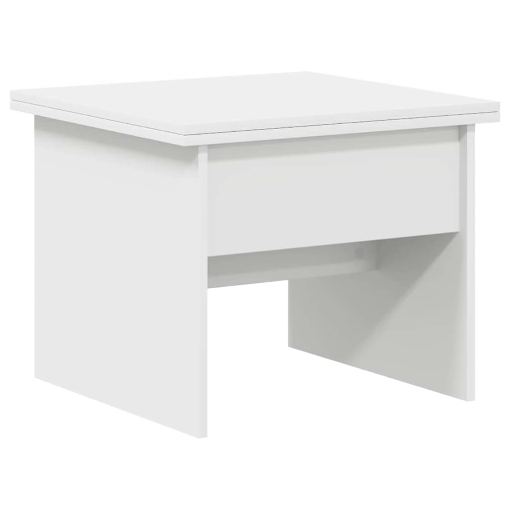 Coffee Table White 55 x 54.5 x 45 cm Engineered wood