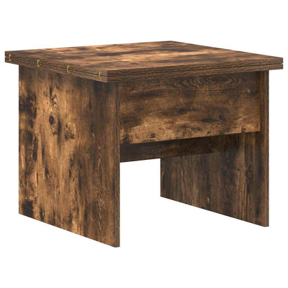 Coffee Table Smoked Oak 55 x 54.5 x 45 cm Engineered wood