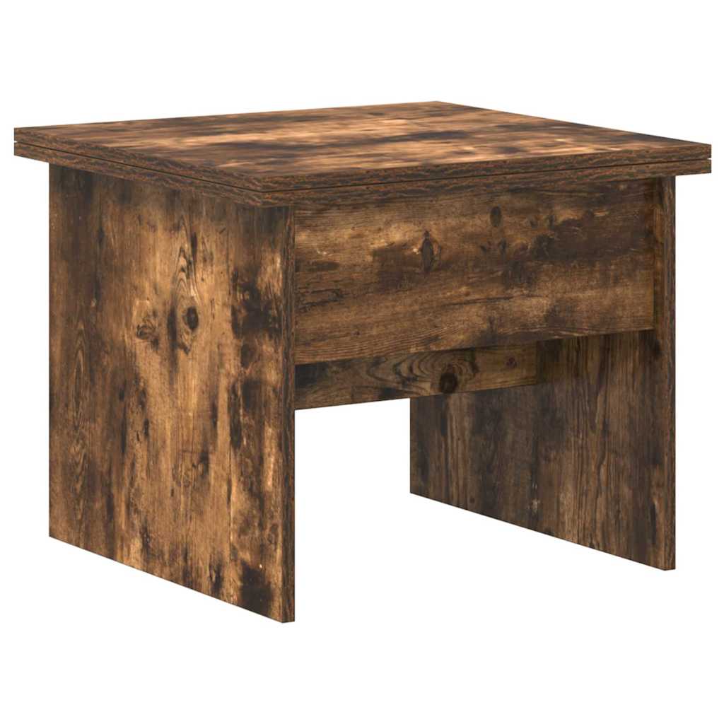 Coffee Table Smoked Oak 55 x 54.5 x 45 cm Engineered wood