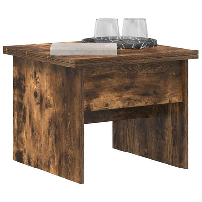 Coffee Table Smoked Oak 55 x 54.5 x 45 cm Engineered wood