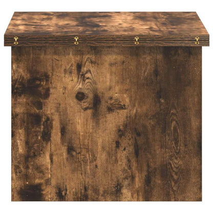 Coffee Table Smoked Oak 55 x 54.5 x 45 cm Engineered wood