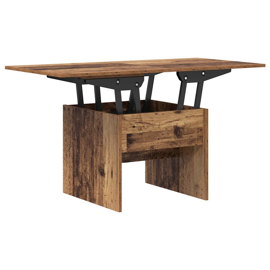 Coffee Table Old Wood 55 x 54.5 x 45 cm Engineered wood