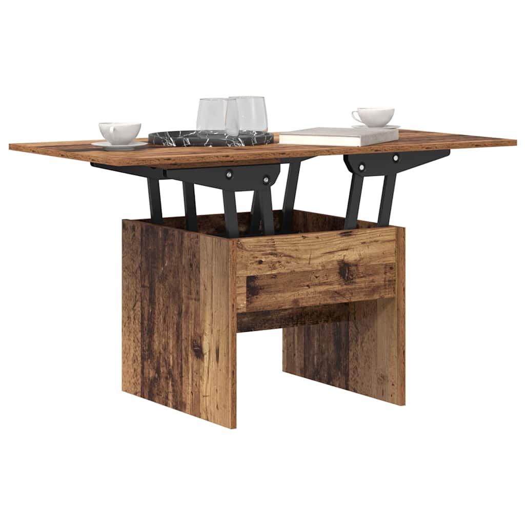 Coffee Table Old Wood 55 x 54.5 x 45 cm Engineered wood