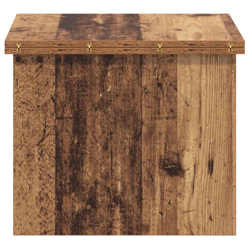 Coffee Table Old Wood 55 x 54.5 x 45 cm Engineered wood