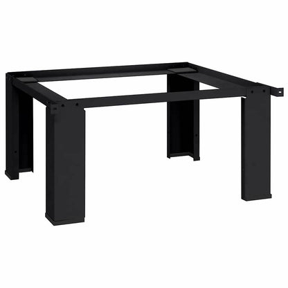 Washing Machine Pedestal Black 64 x 55 x 32.5 cm Steel