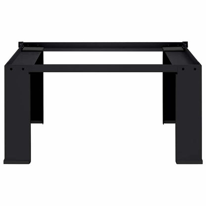 Washing Machine Pedestal Black 64 x 55 x 32.5 cm Steel