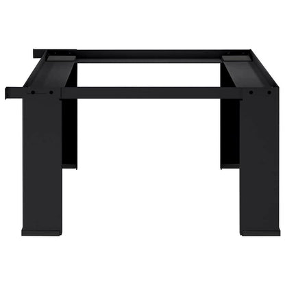 Washing Machine Pedestal Black 64 x 55 x 32.5 cm Steel