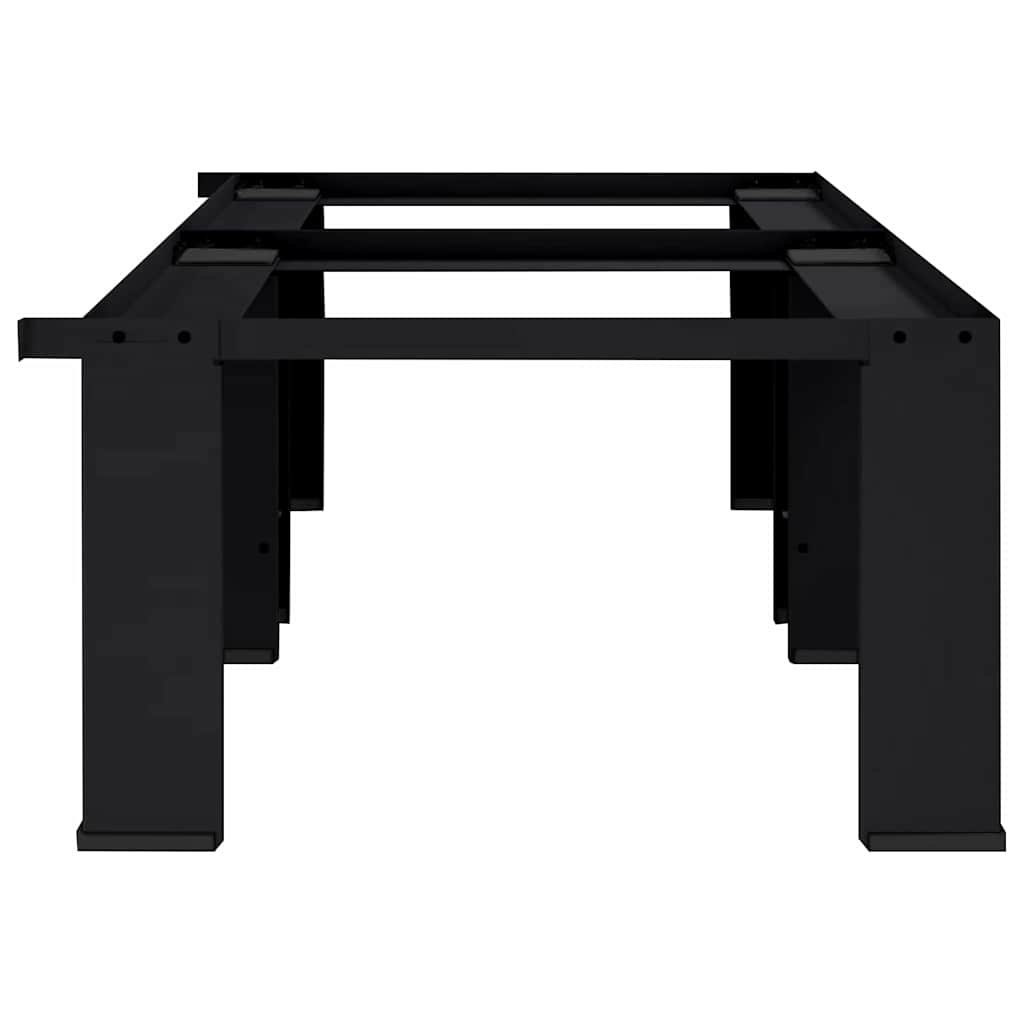 Washing Machine Pedestal 2 pcs Black 127 x 54.5 x 32.5 cm Steel