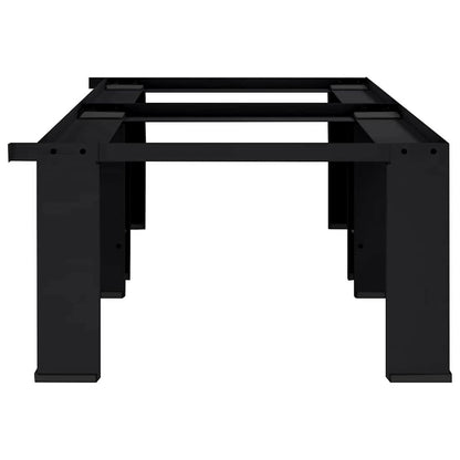 Washing Machine Pedestal 2 pcs Black 127 x 54.5 x 32.5 cm Steel