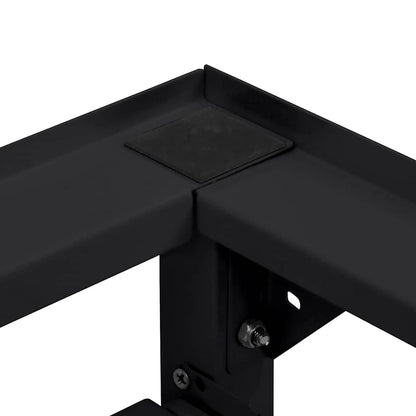 Washing Machine Pedestal Black 60 x 56 x 52 cm Steel