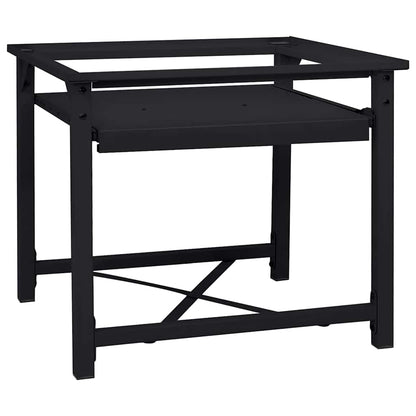 Washing Machine Pedestal Black 60 x 56 x 52 cm Steel