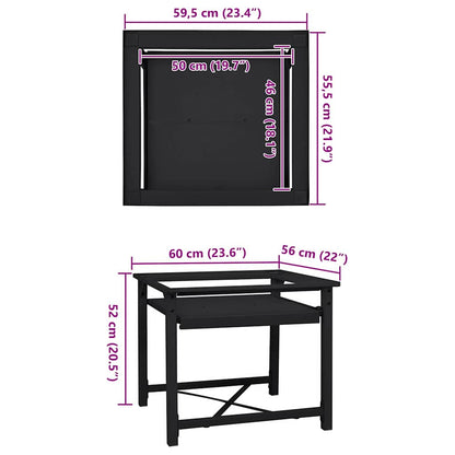 Washing Machine Pedestal Black 60 x 56 x 52 cm Steel