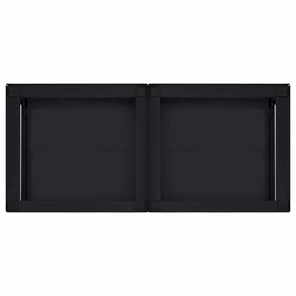 Washing Machine Pedestal 2 pcs Black 120 x 56 x 52 cm Steel