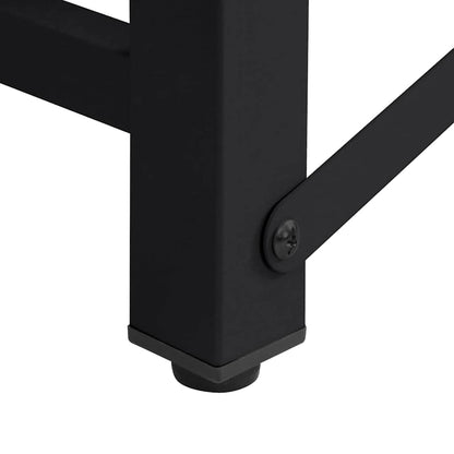 Washing Machine Pedestal 2 pcs Black 124.5 x 61.5 x 32.5 cm