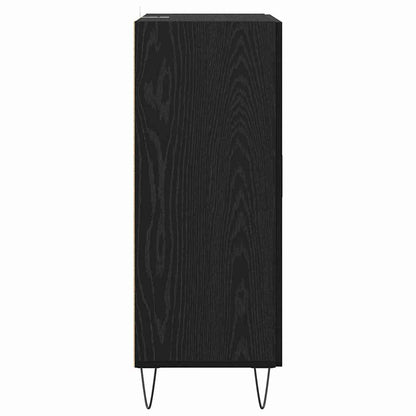 Sideboard Black Oak 69.5 x 34 x 90 cm Engineered Wood