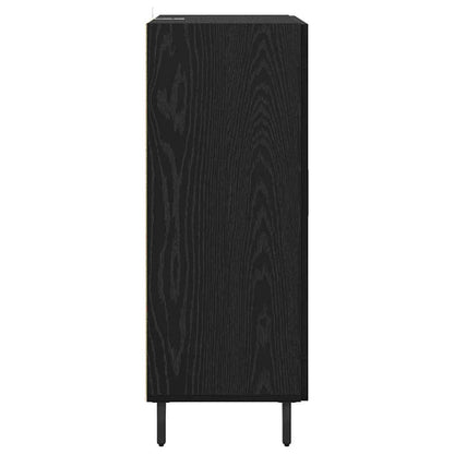 Sideboard Black Oak 69.5 x 34 x 90 cm Engineered Wood
