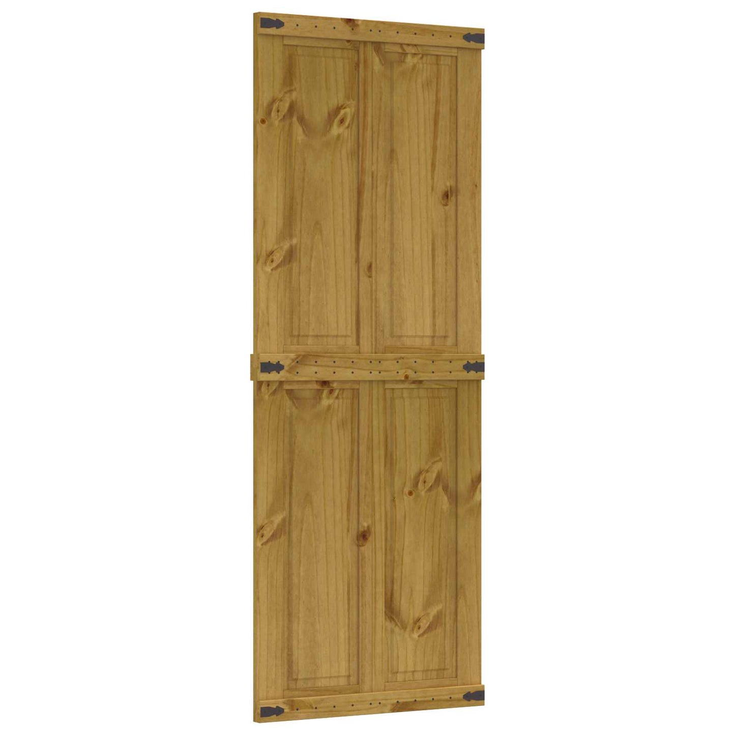 Barn Door Corona Honey Brown 70 x 210 cm Solid Pine Wood