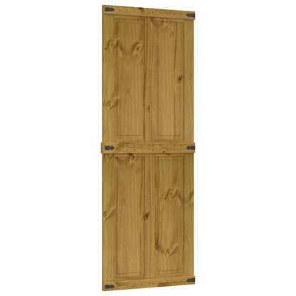Barn Door Corona Honey Brown 80 x 210 cm Solid Pine Wood