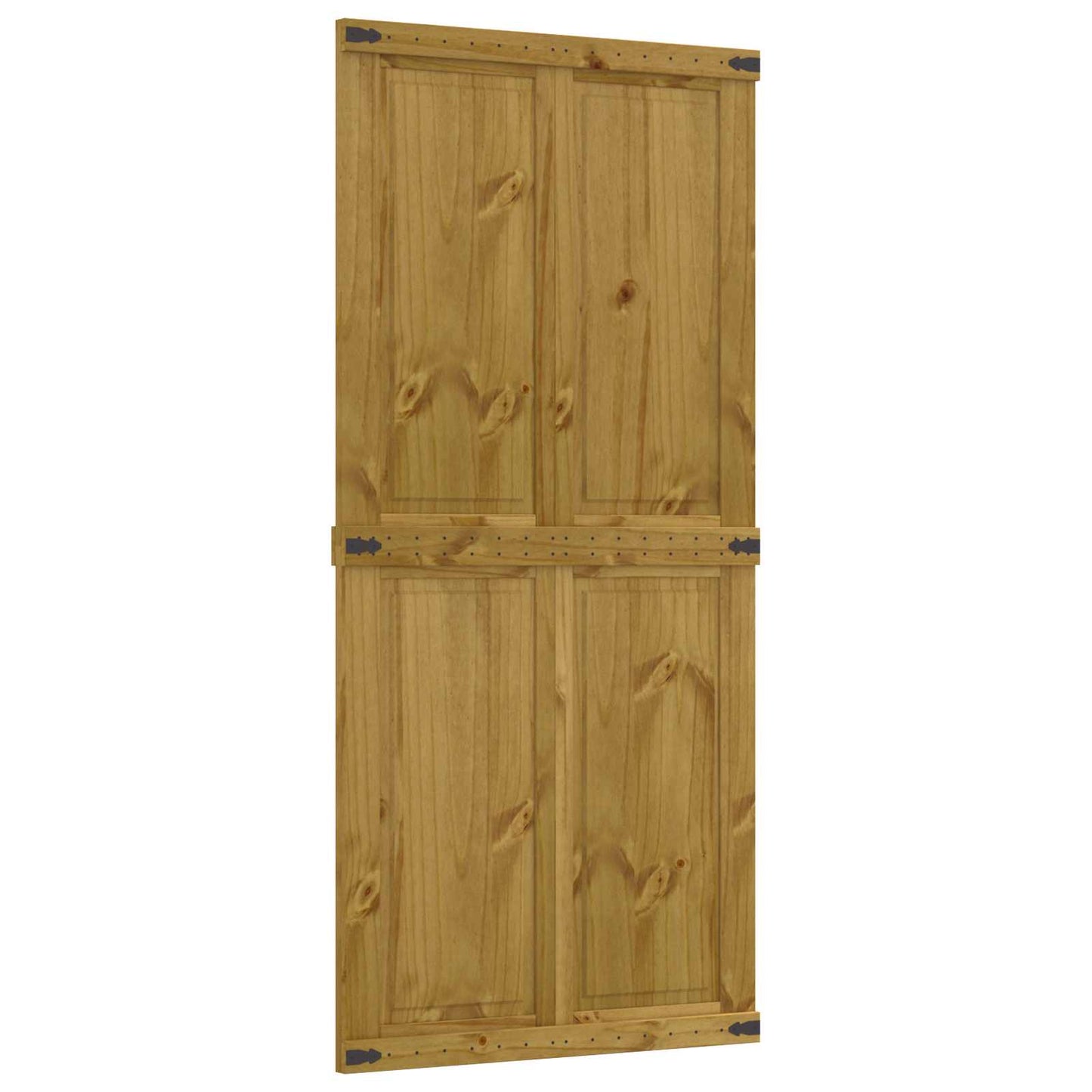 Barn Door Corona Honey Brown 90 x 210 cm Solid Pine Wood