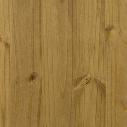 Barn Door Corona Honey Brown 100 x 210 cm Solid Pine Wood