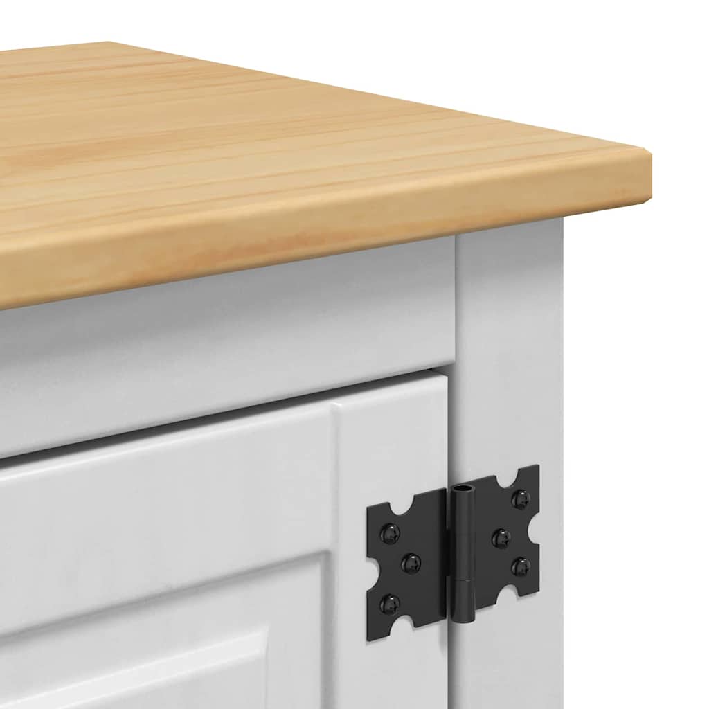 Hanging Cabinet Corona White 70 x 33 x 71.5 cm Solid Pine Wood