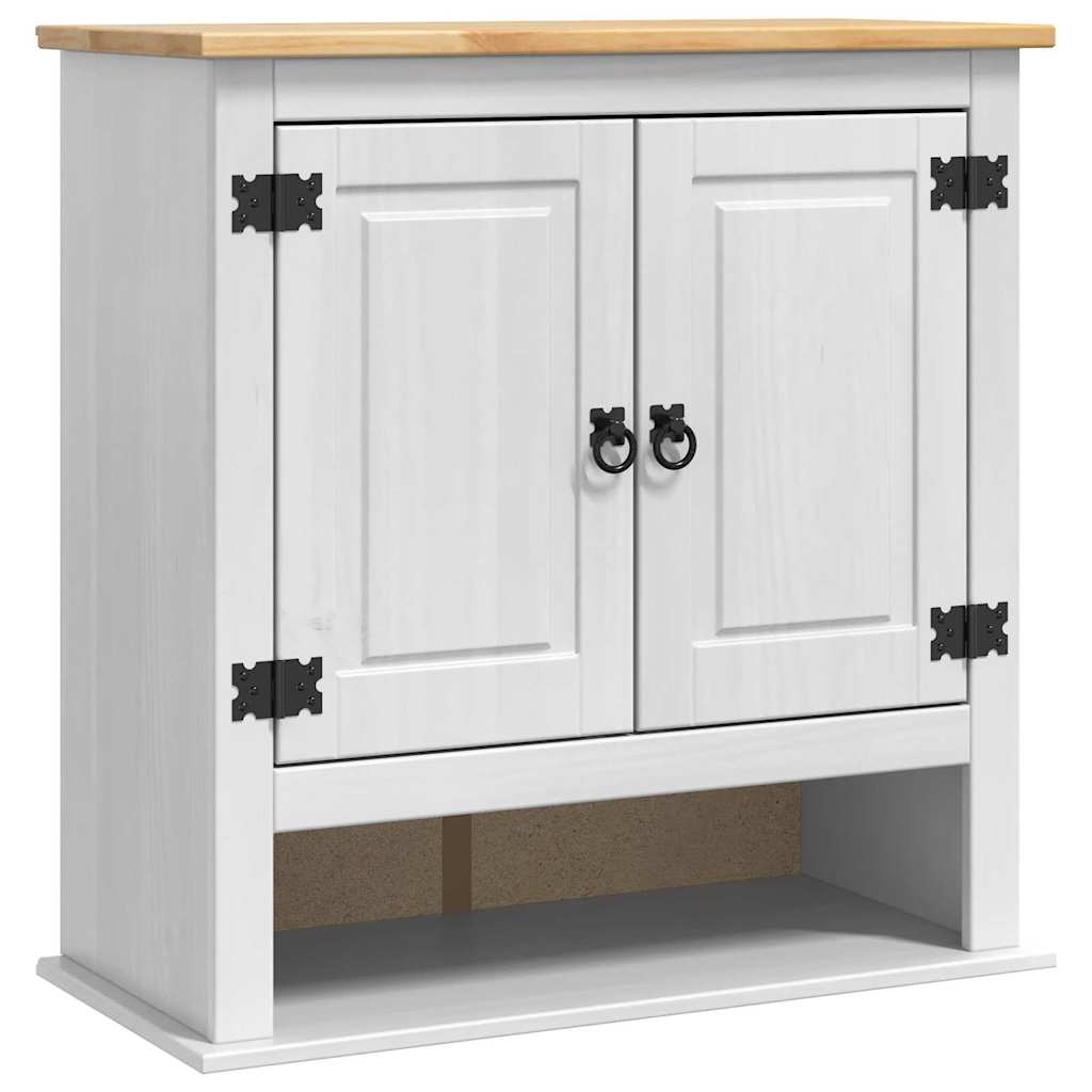 Hanging Cabinet Corona White 70 x 33 x 71.5 cm Solid Pine Wood